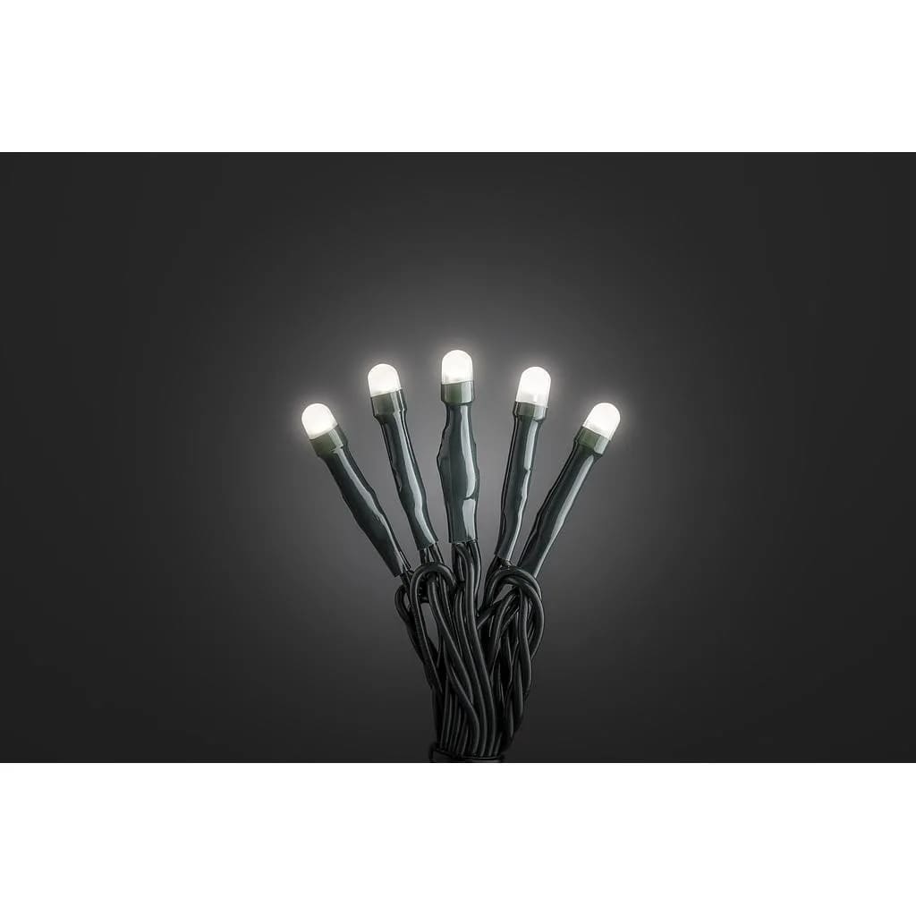 Afbeelding Micro LED lichtsnoer groen met 100 warm witte lampen door Vidaxl.nl