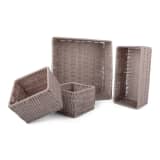 FORM Living Korgset Rosa plast 4 delar Förvaring