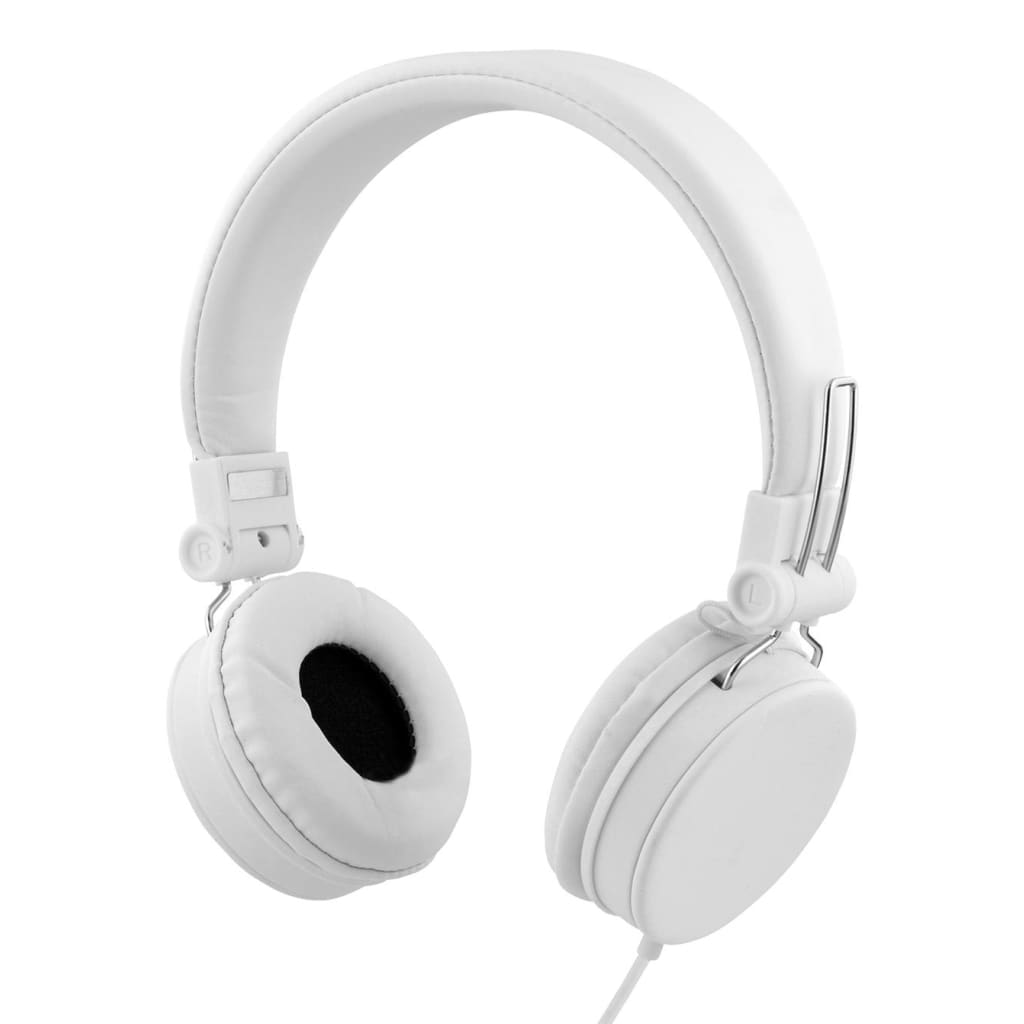 STREETZ Headset For Smartphone, Microphone, 1-button, 1,5m, White