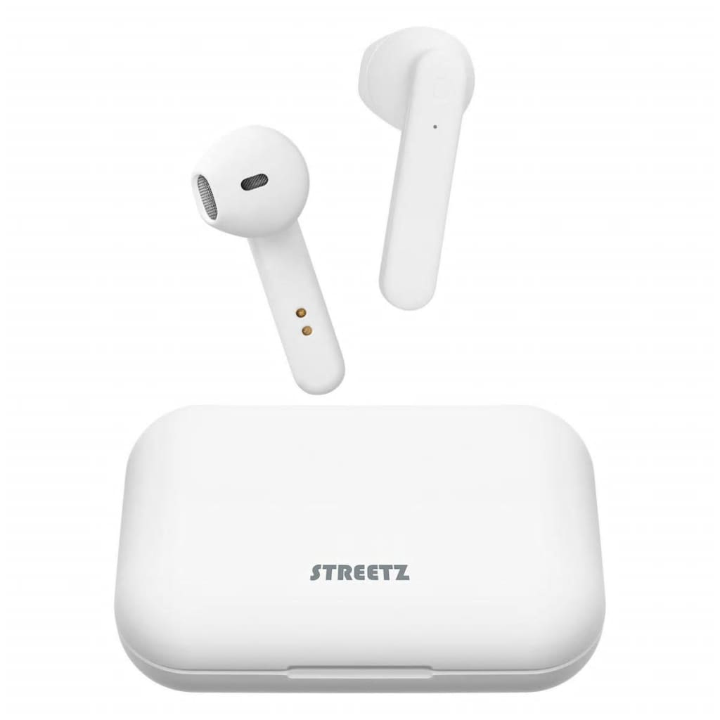 Streetz True Wireless Stereo Hörlurar Med Laddningsetui, Semi-in-ear,