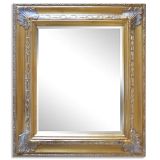 Träram i guld, innermått 50x60 cm i Frankrike motiv