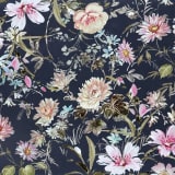 PIXIE DESIGN Servett Blommor svart 40-pack