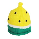 Söpö vesimeloni hattu lapsille Keltainen + vihreä