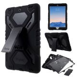 PEPKOO iPad 9.7" (2017) Extreme Armor Case - Svart