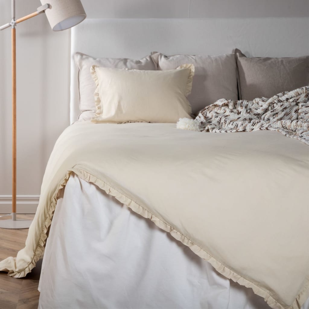 Venture Home Bed Set Lias 200×150 cm Cotton Beige