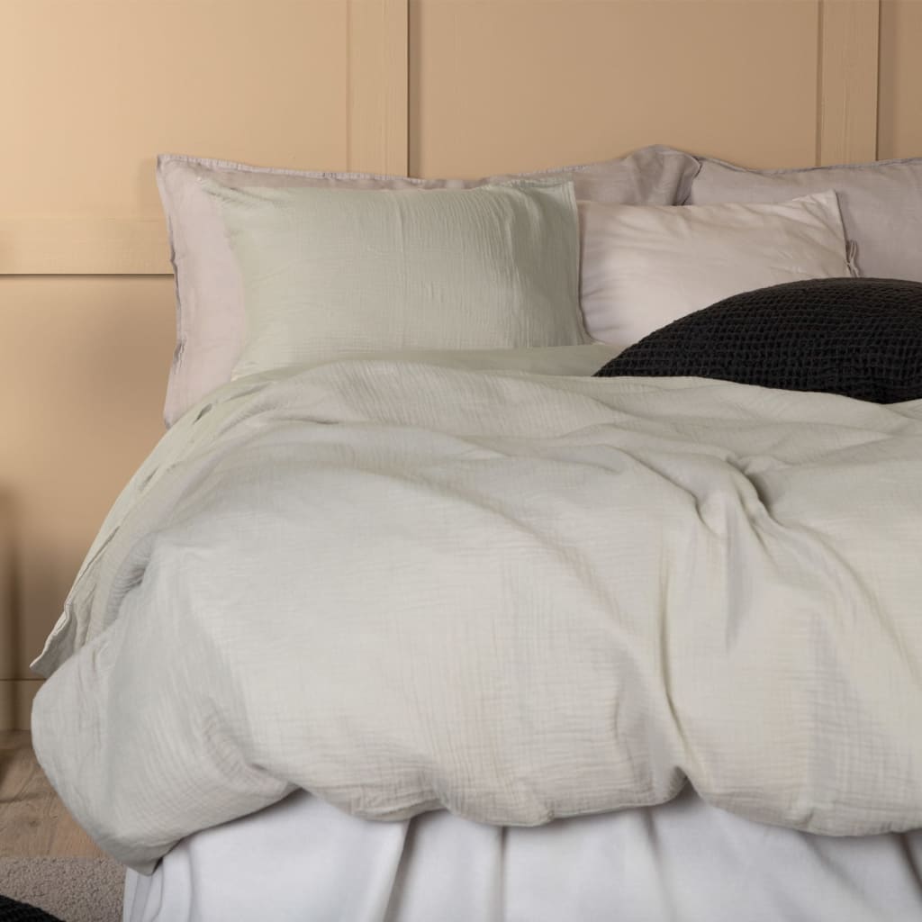 Venture Home Bed Set Mila 200×150 cm Cotton Light Grey