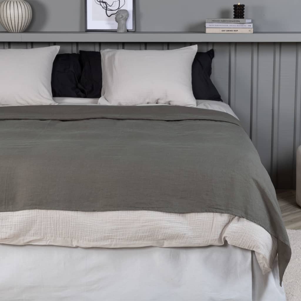 Venture Home Bedspread Milo 260×260 cm Polyester Grey