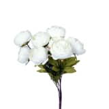 Gilbert Gilbert Konstgjorda blommor bukett pioner vita