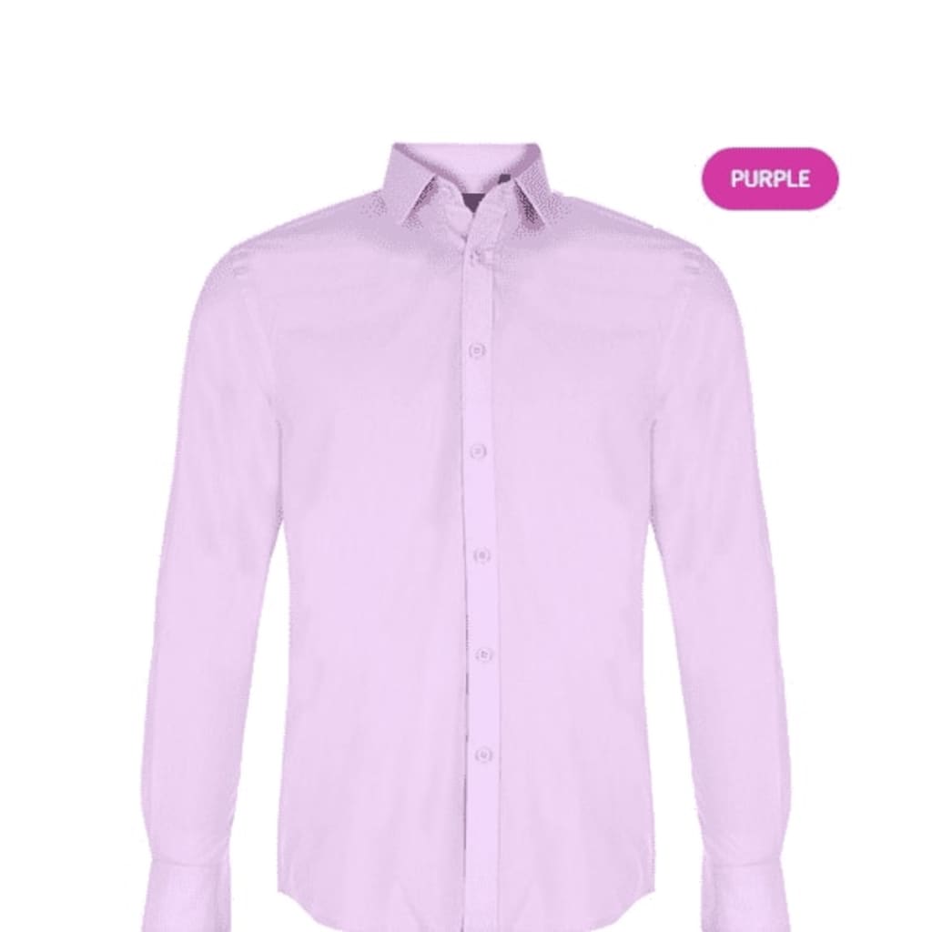Pierre Cardin Overhemd - Purple - Maat S