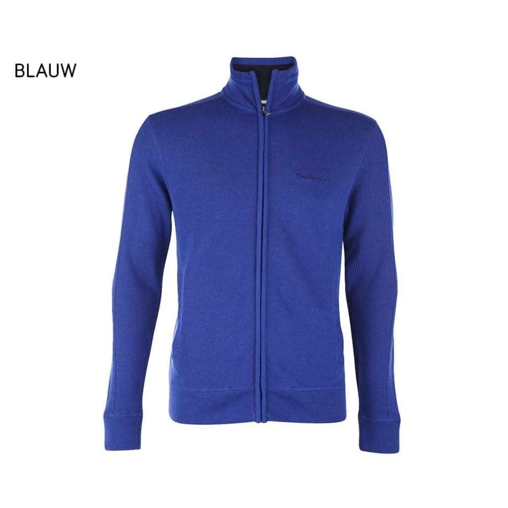 Pierre Cardin Full Zip Sweatshirt Royal - S 18