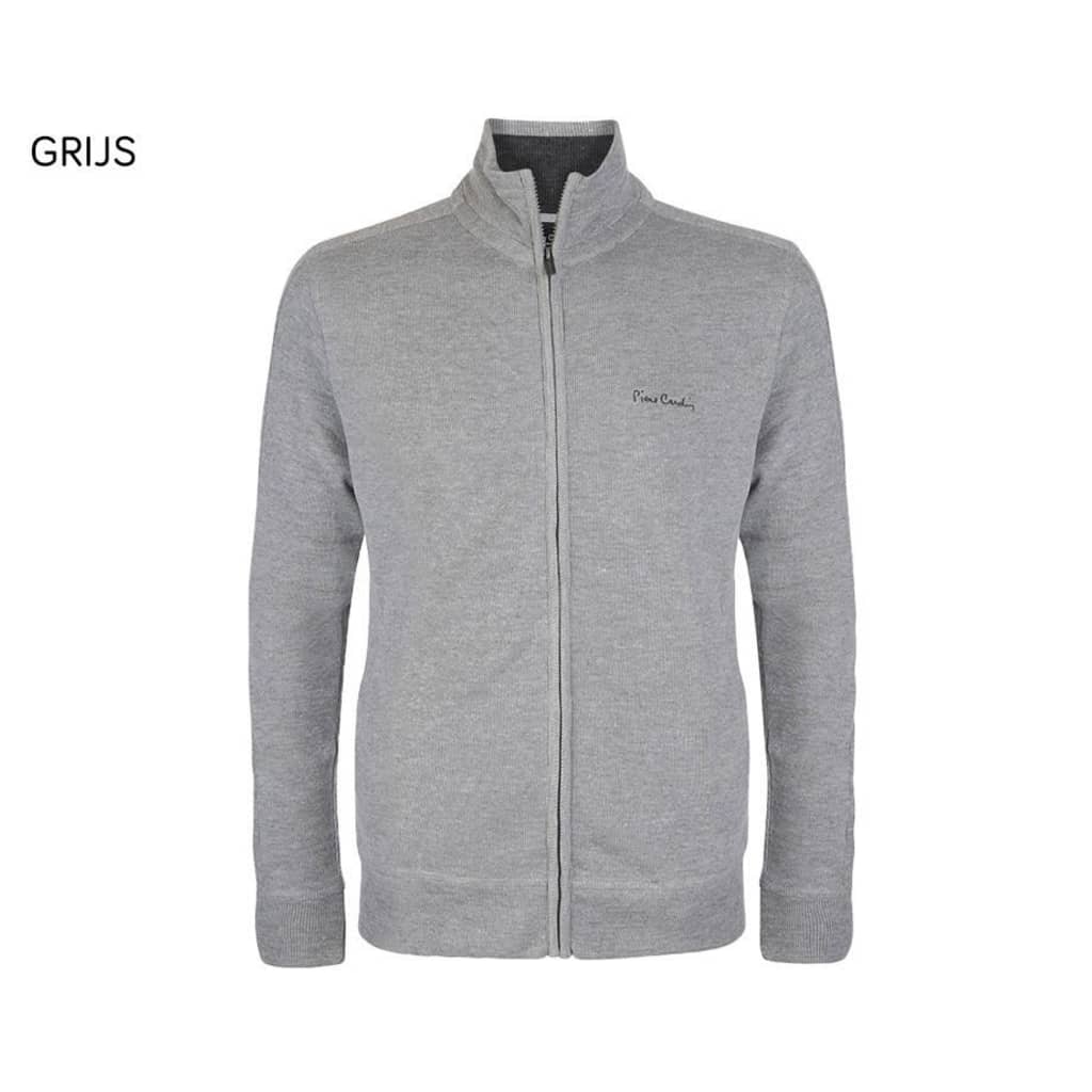 Pierre Cardin Full Zip Sweatshirt Grey Marl - S