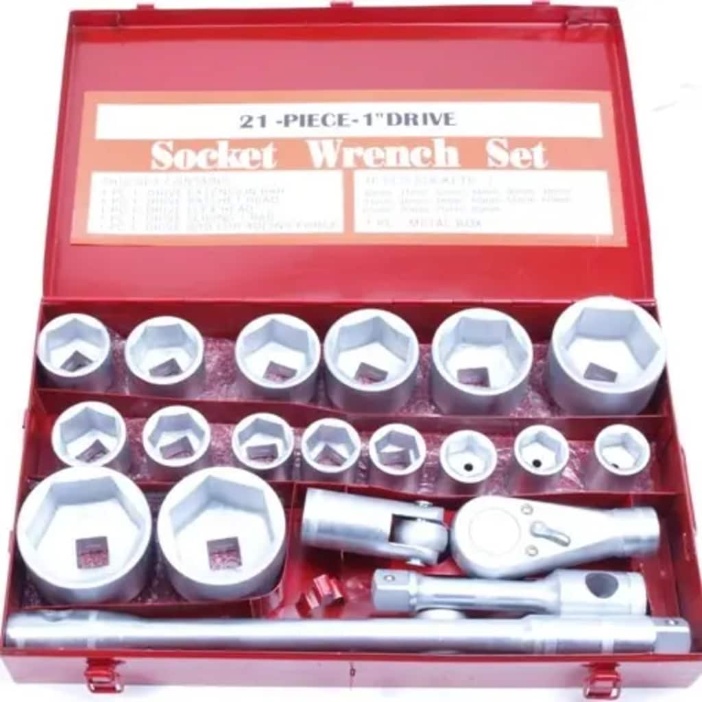 Gereedschapspecialist Doppendoos 1 Doppenset 21 Delig 30 80Mm gereedschapspecialist kopen in de aanbieding