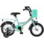 Bike Fun Patchwork 12 Inch Meisjes Terugtraprem Turquoise bike fun kopen in de aanbieding