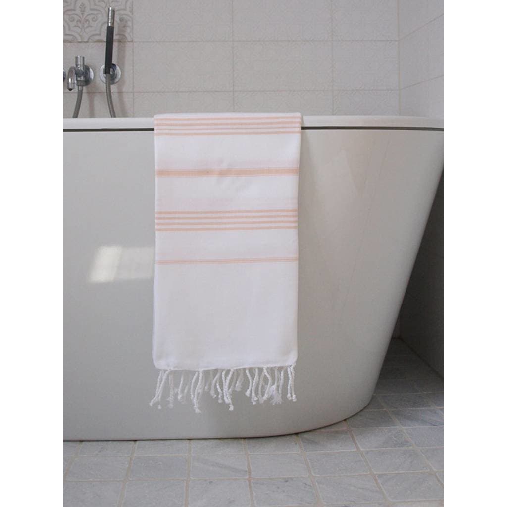 Ottomania Nieuw Hamamdoek Perzik Van ottomania kopen in de aanbieding Ottomania Nieuw Hamamdoek Perzik Van ottomania kopen in de aanbieding