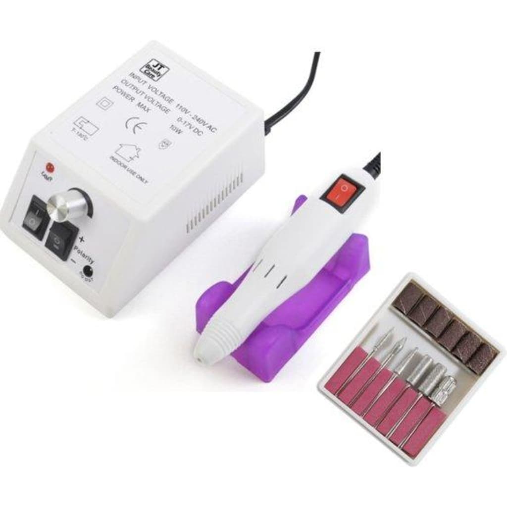 Brandless Professionele Nagelfrees Machine Set - Wit