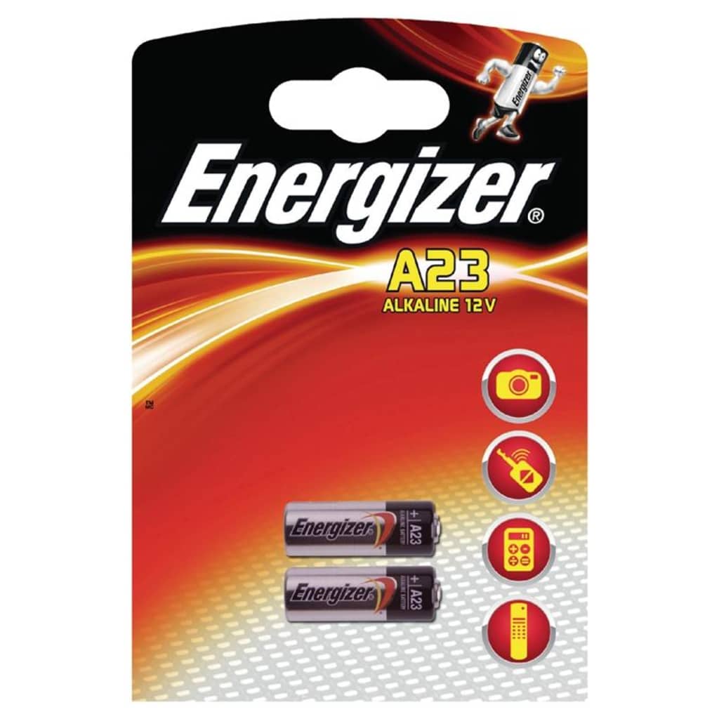 Energizer batterijen A23 Alkaline 12V 2 stuks