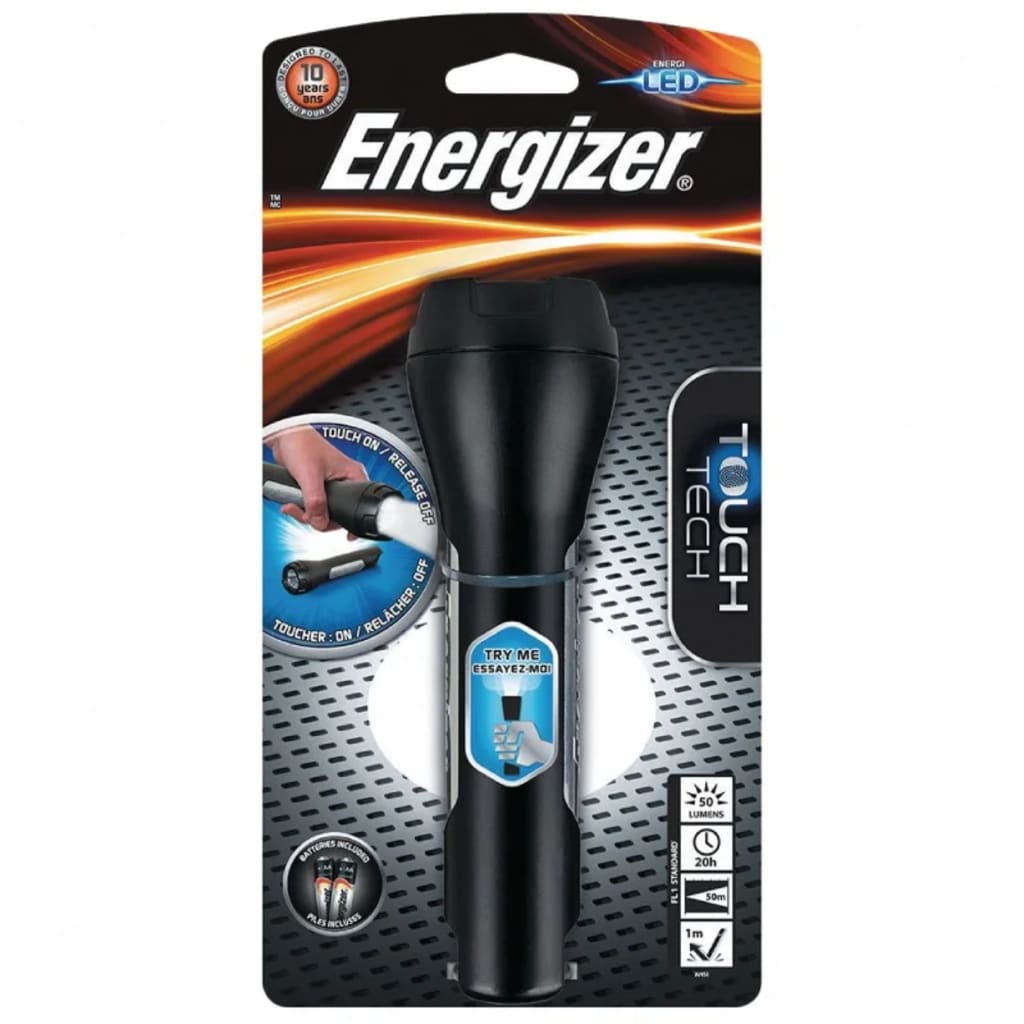 Energizer zaklamp Touch Tech 17,5 cm zwart