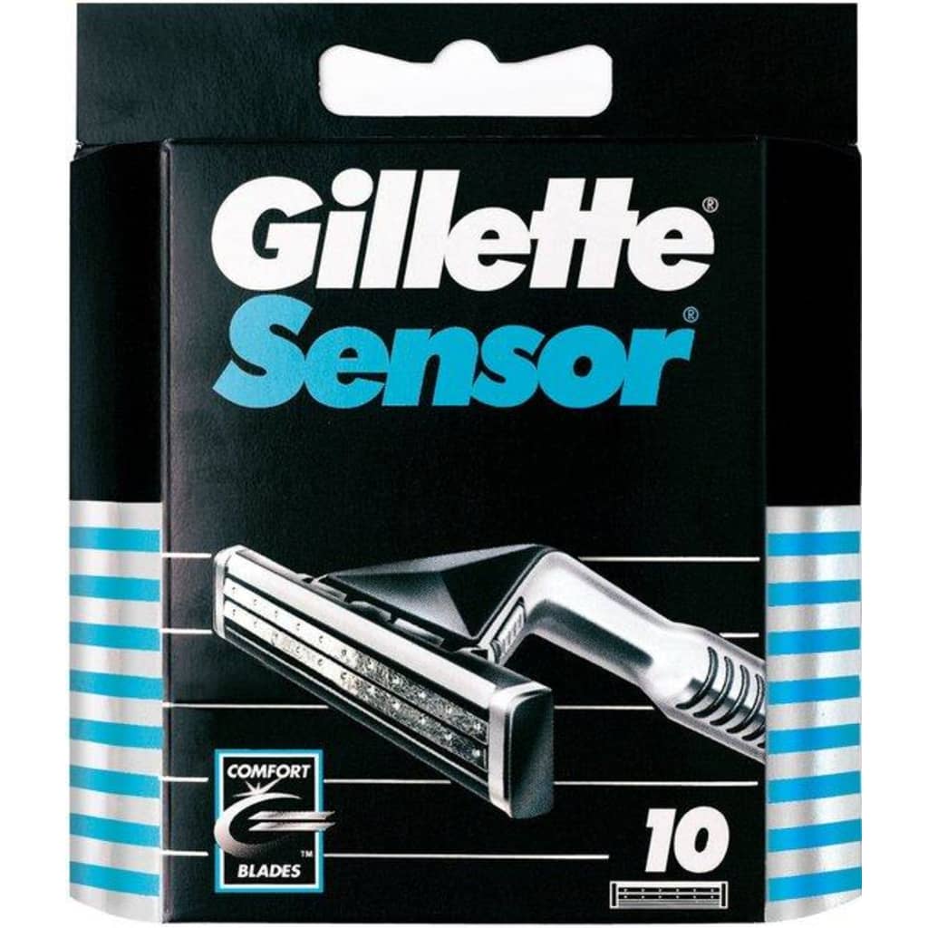 Afbeelding Gillette Sensor Scheermesjes - 10 stuks door Vidaxl.nl