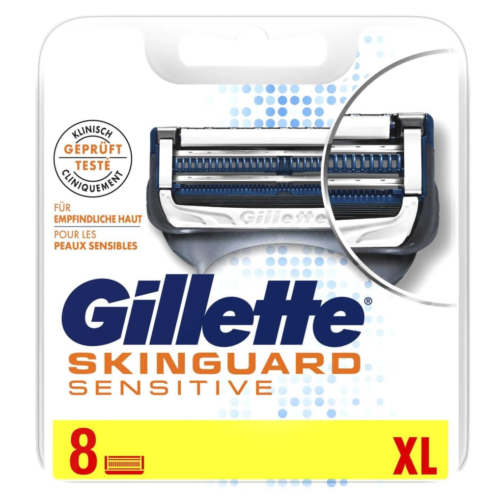 Gillette Fusion Skinguard Sensitive 8 Stuks - Navulmesjes