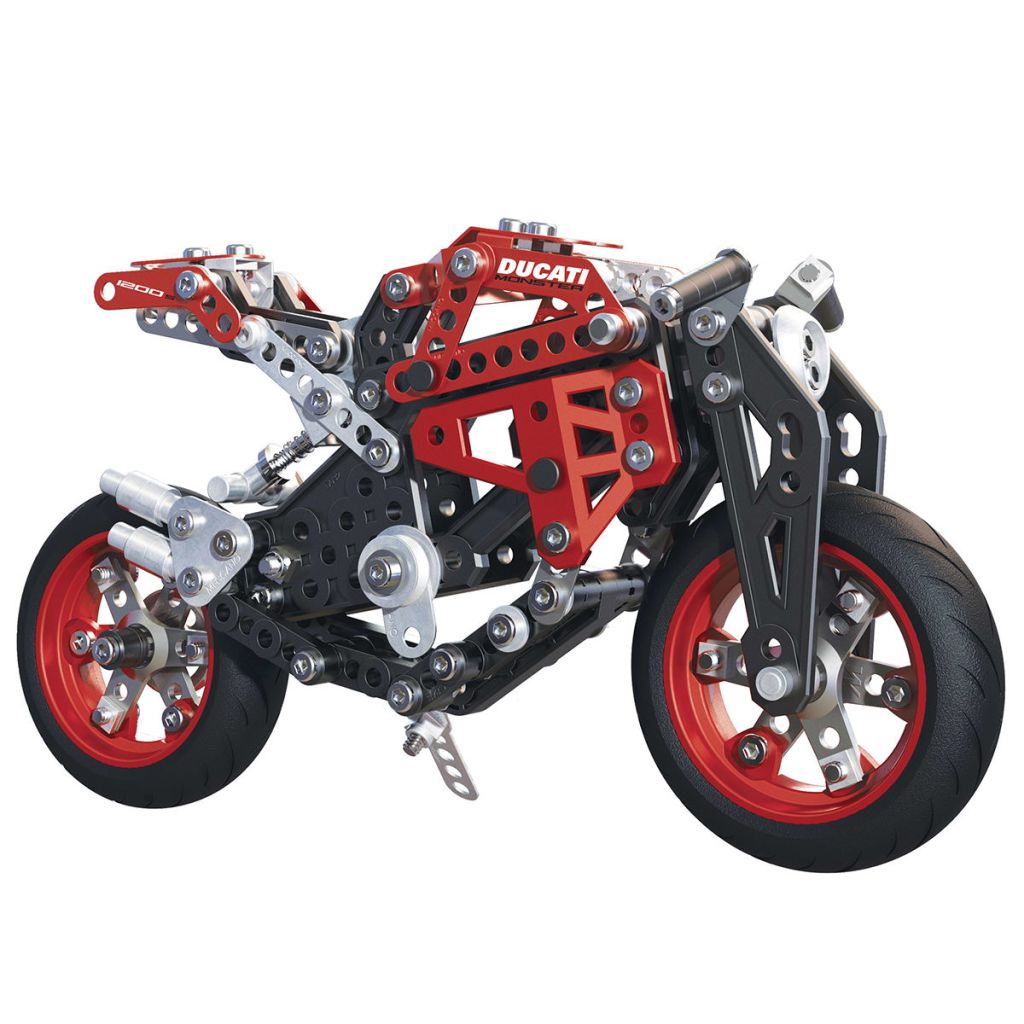 Afbeelding Meccano Ducati Monster Motorfiets 1200 S Red 6027038 door Vidaxl.nl