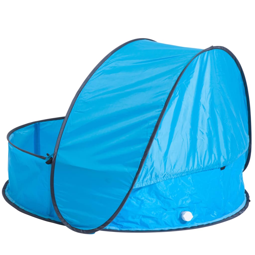 

DERYAN Kinderbadje met luifel pop-up blauw