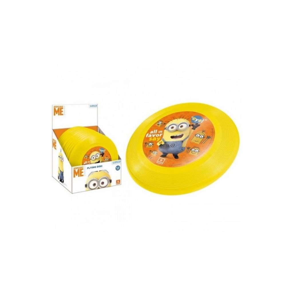 Afbeelding Mondo frisbee Minions kunststof 24 cm geel door Vidaxl.nl