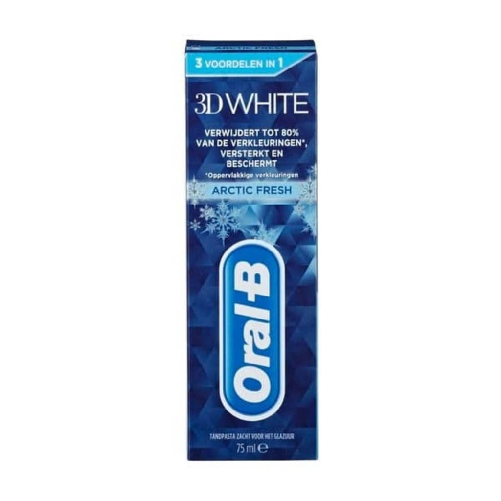 Afbeelding Oral B Oral-B Tandpasta 3D White Arctic Fresh - 75 ml door Vidaxl.nl