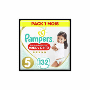 Pampers Active Fit Pants Taille 5, 132 Couches-Culottes - Pack 1 Mois