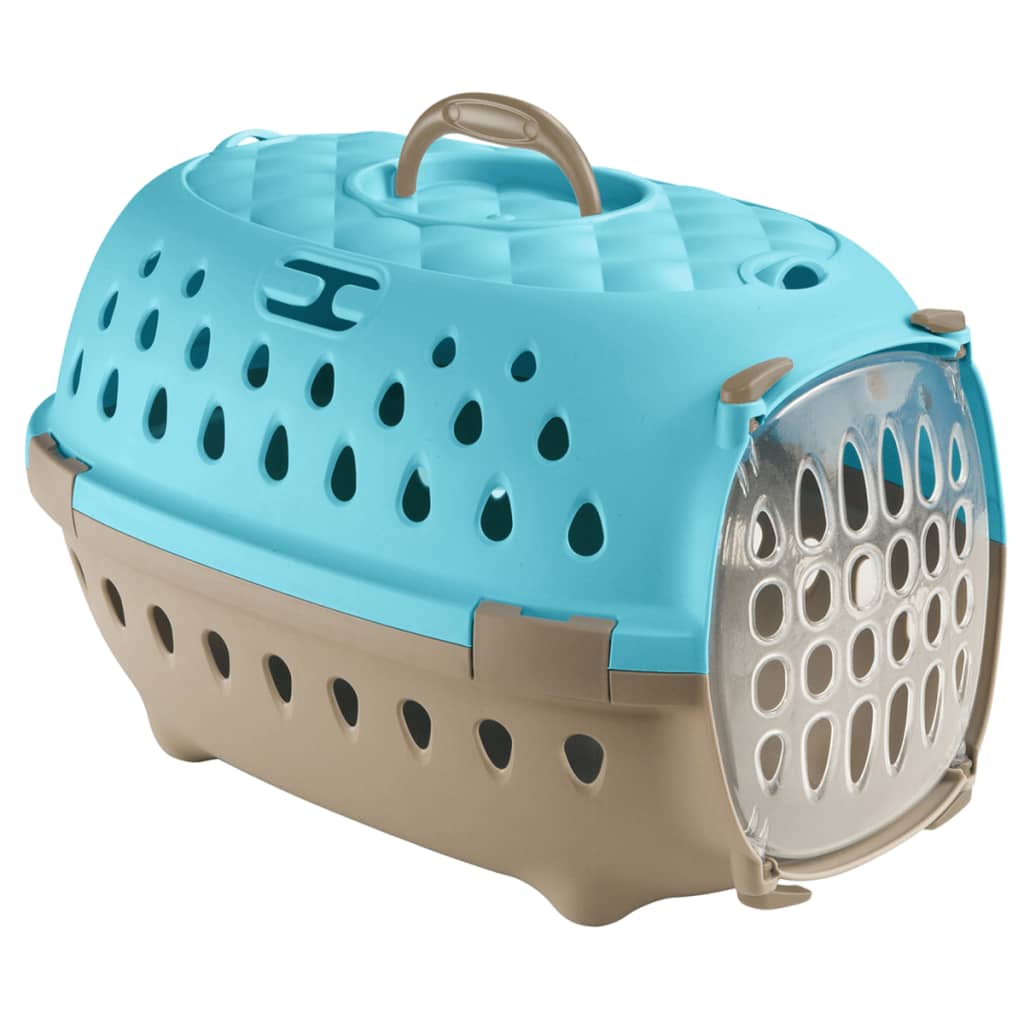 415619 Kerbl Pet Carrier ”Travel Chic” 50×34,5×31,5 cm Light Blue 81993