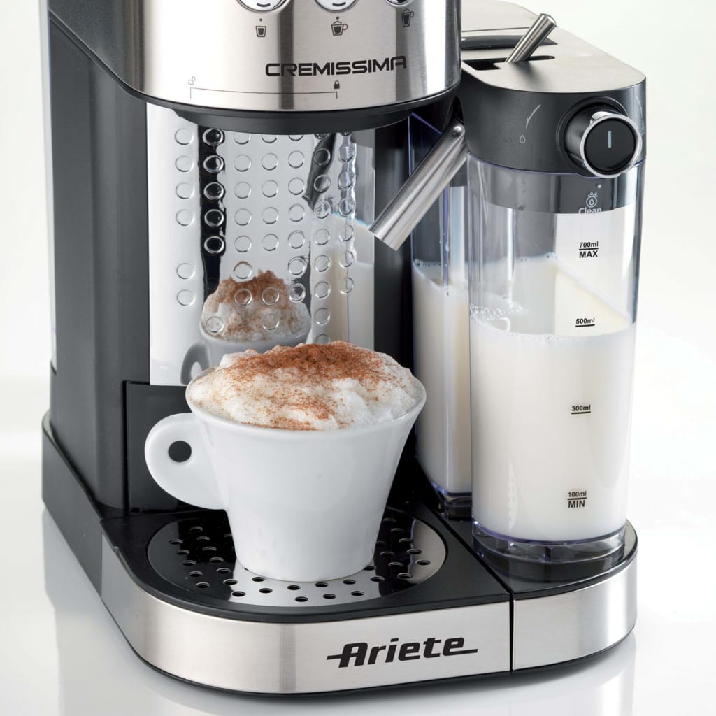 

Ariete Espressomachine Cremissima 1470 W 1 L zilverkleurig en zwart