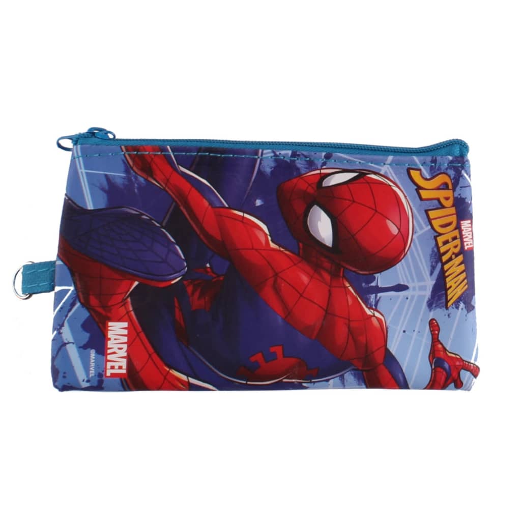 Marvel portemonnee Spider-Man 14 cm blauw