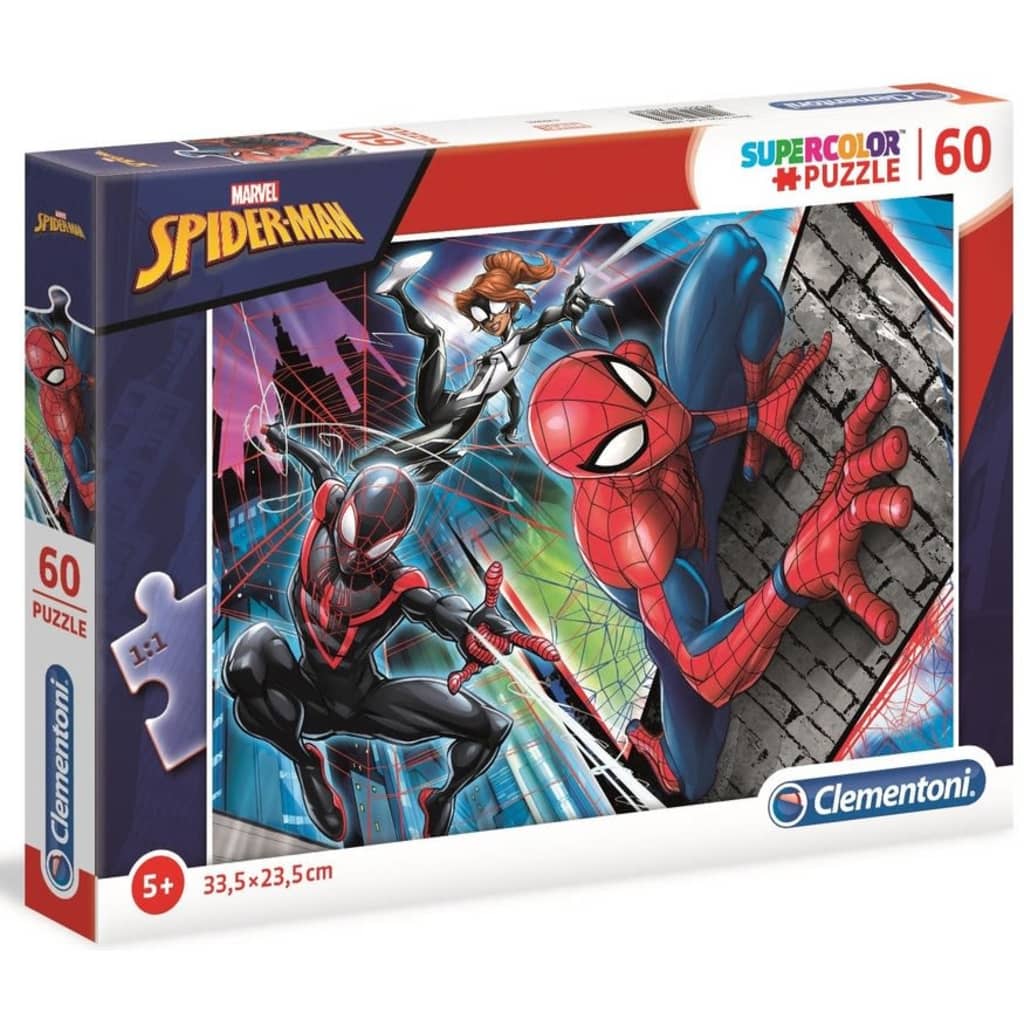 Clementoni supercolor legpuzzel Spider-Man 60 stukjes