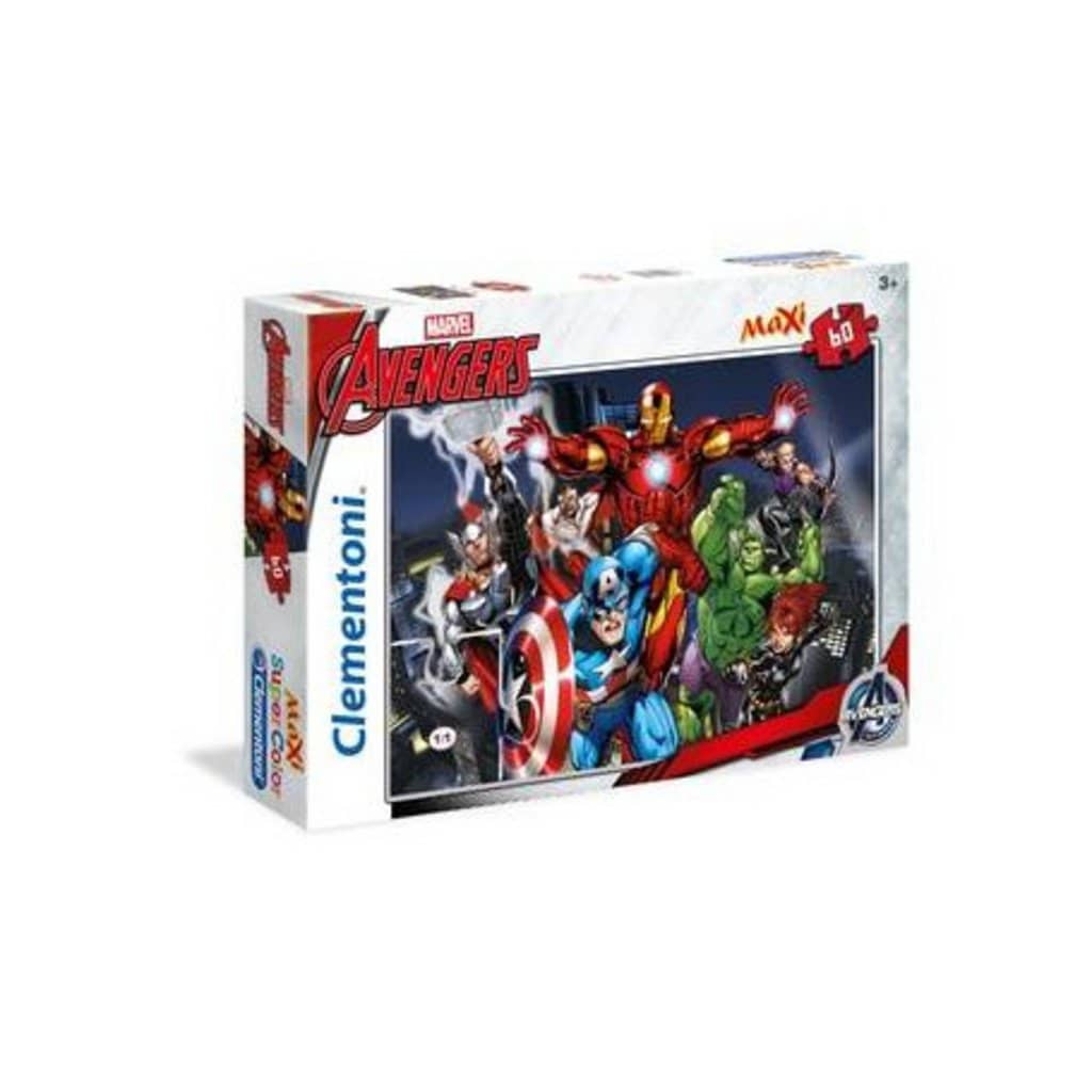 Clementoni supercolor maxi puzzel Avengers 60 stukjes