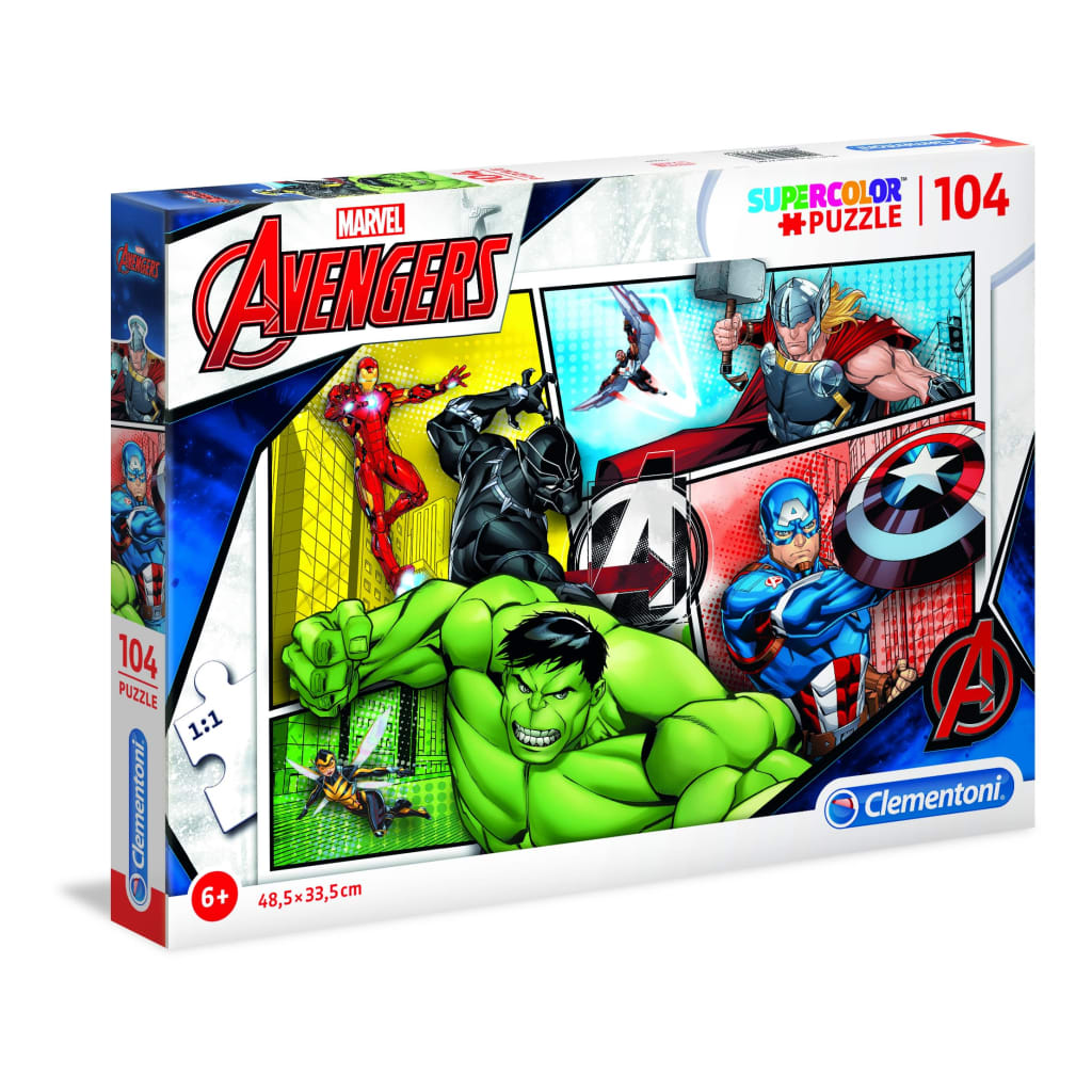 Clementoni supercolor Avengers puzzel