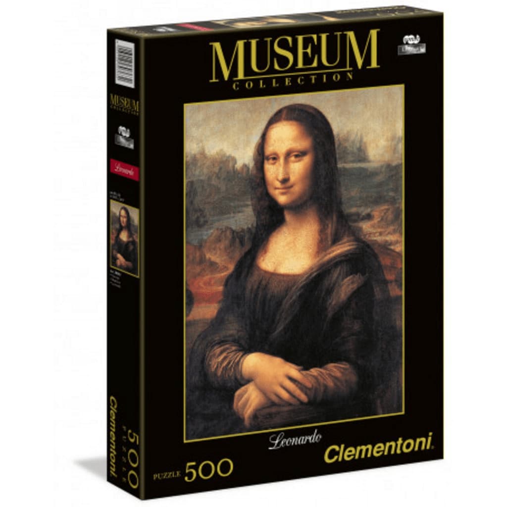 Clementoni legpuzzel Museum Collection - Mona Lisa 500 stukjes