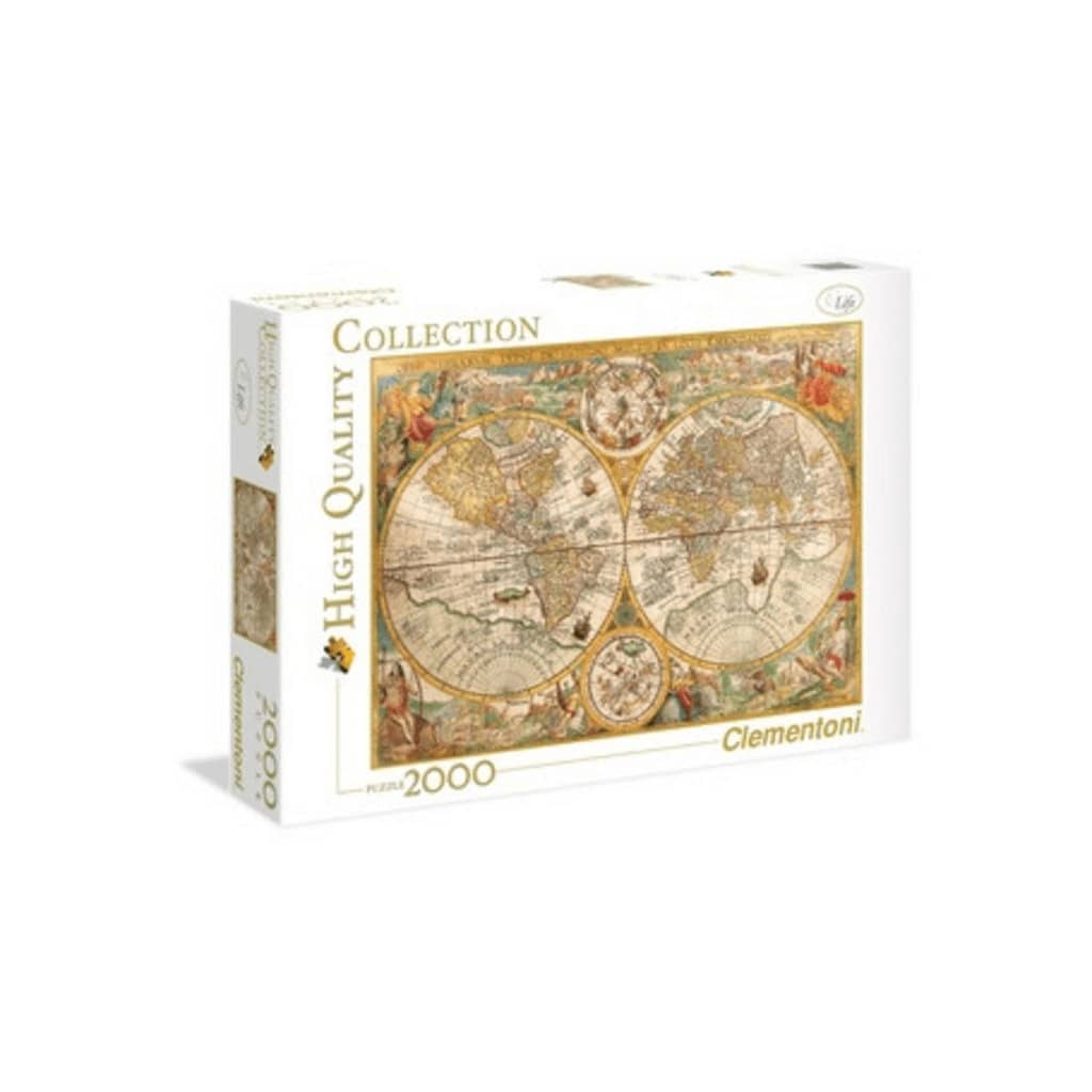 Clementoni legpuzzel Panorama Historische Wereldkaart 2000 stukjes