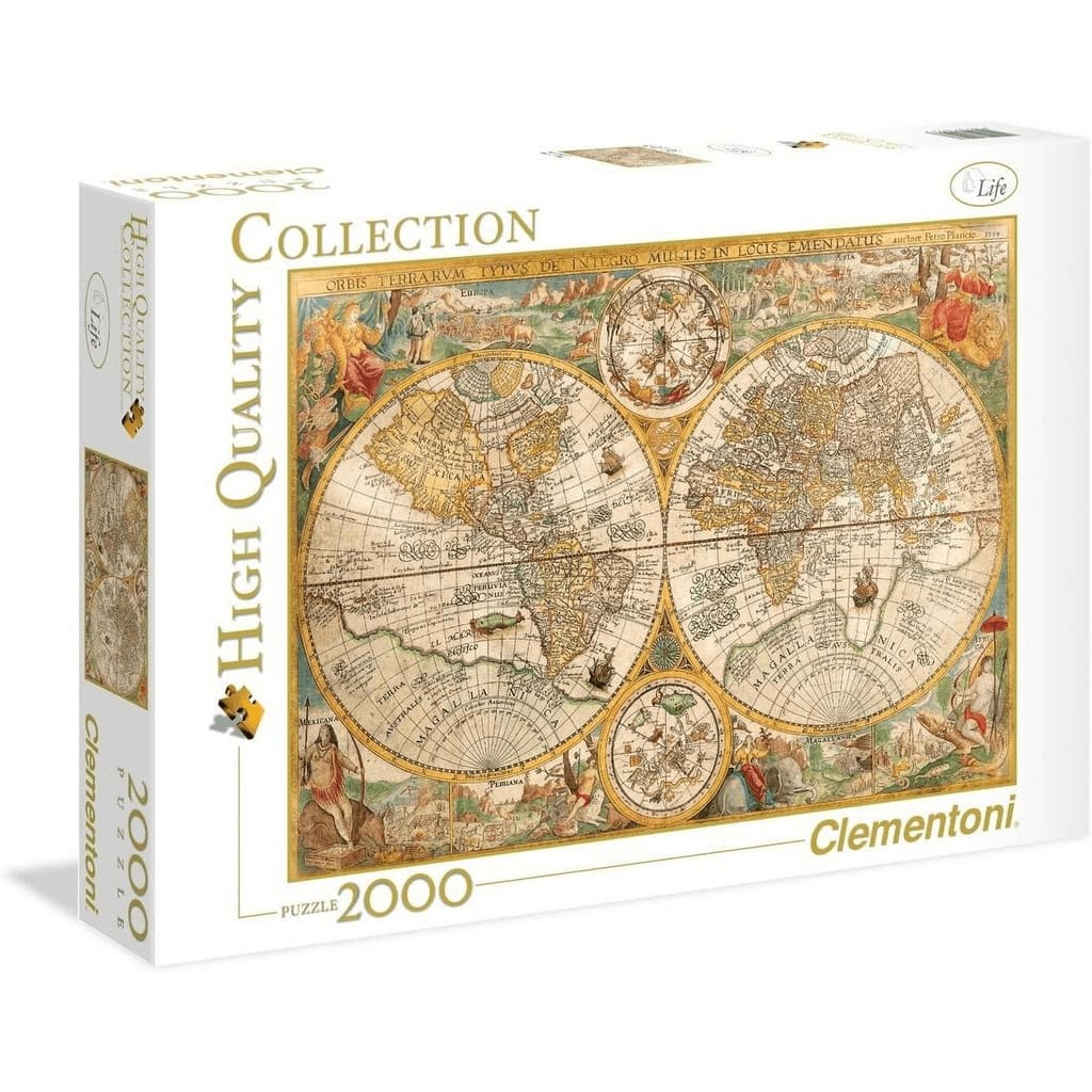 Clementoni legpuzzel High Quality Collection - oude kaart 3000 stukjes