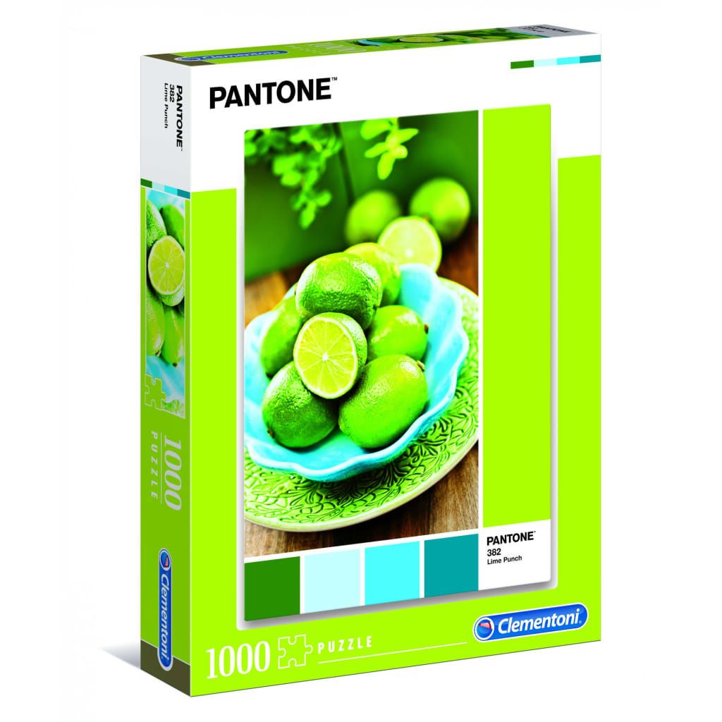 Clementoni legpuzzel Pantone Lime Punch 1000 stukjes