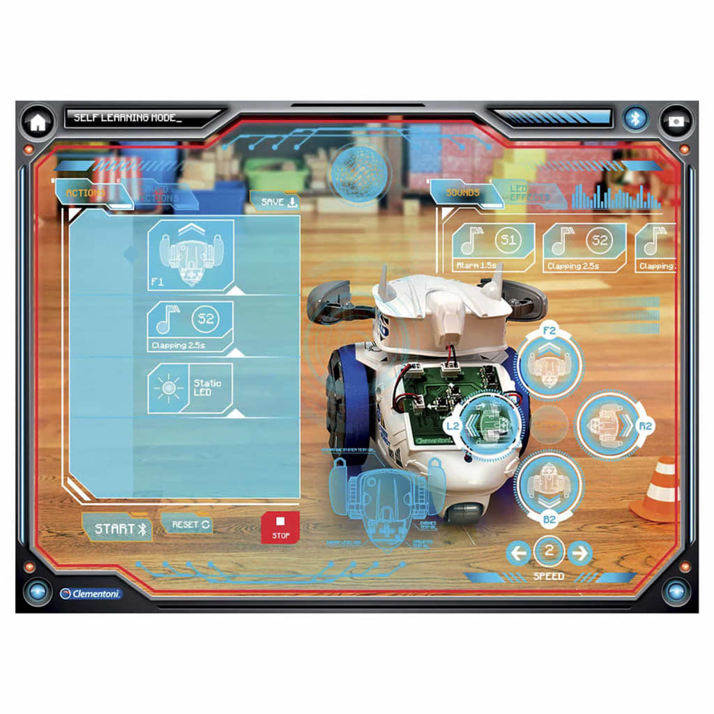 

Clementoni Cyber robot Wetenschap & Spel blauw 66664