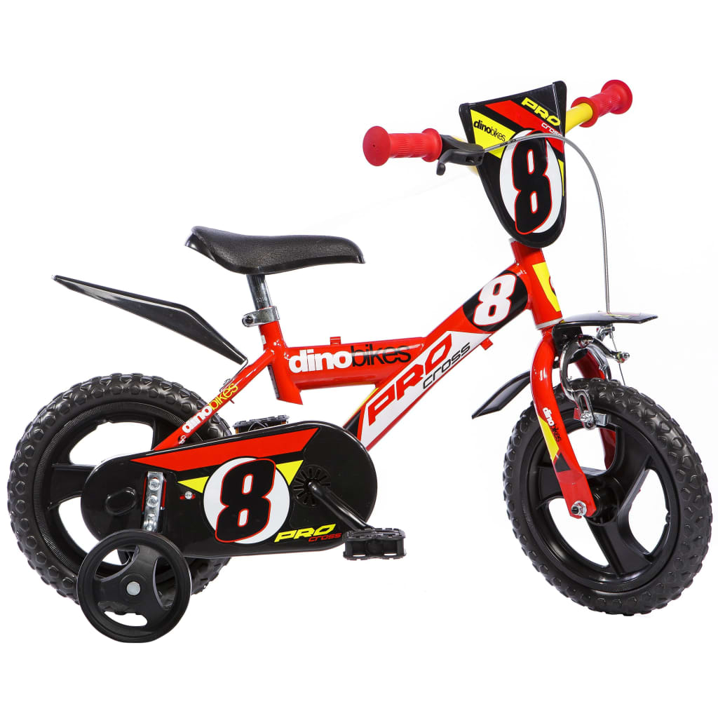 VidaXL - Dino Bikes Kinderfiets Pro-Cross rood 30 cm DINO356004
