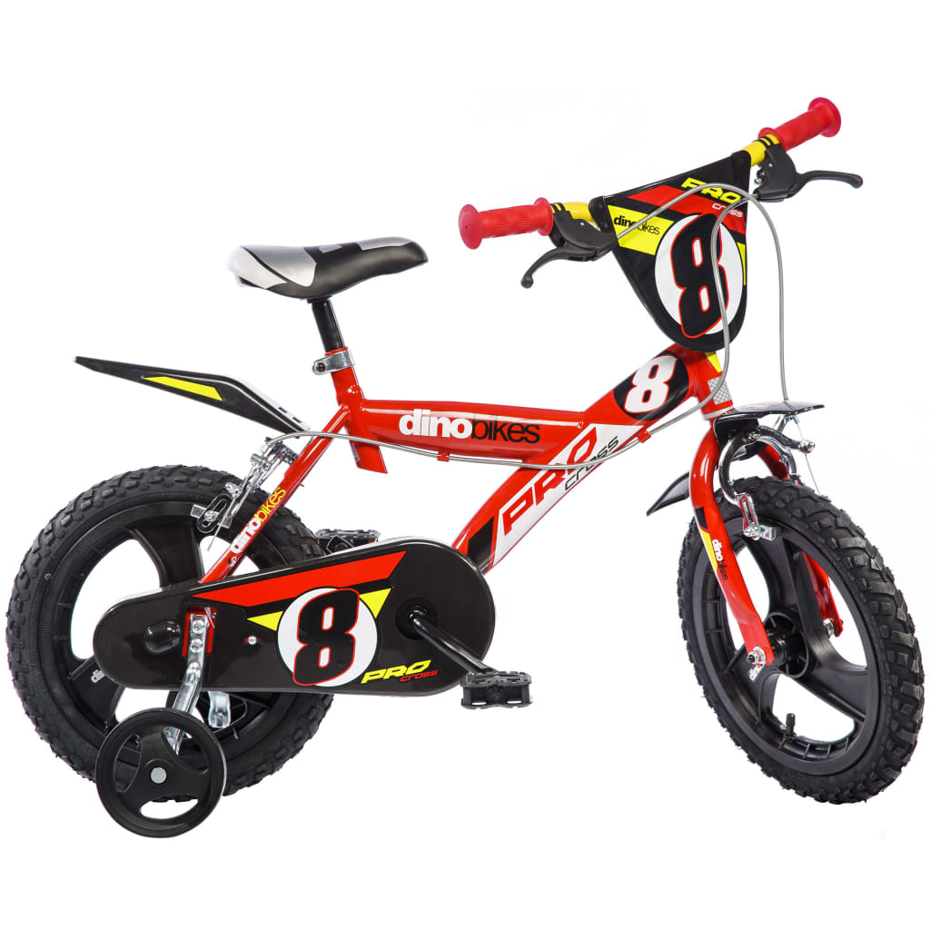 VidaXL - Dino Bikes Kinderfiets Pro-Cross rood 40 cm DINO356005