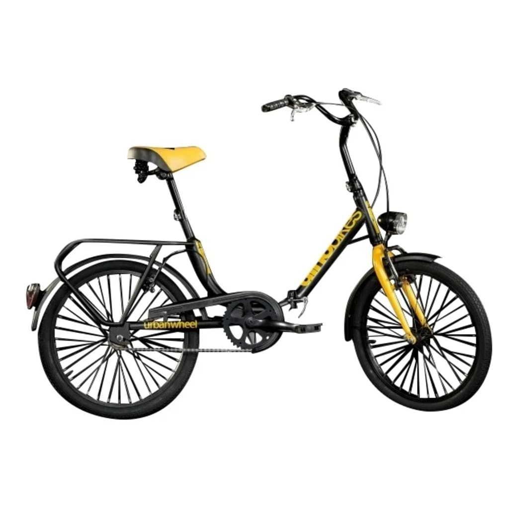 Afbeelding Dino 321 20 Inch 41 cm Unisex V-Brake Zwart door Vidaxl.nl