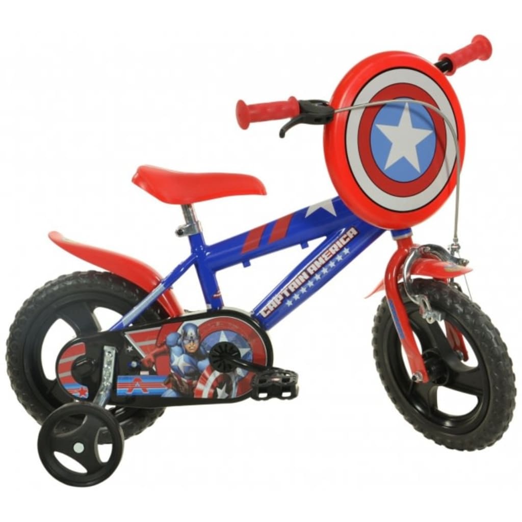 Afbeelding Dino 412UL-CA Captain America 12 Inch 21 cm Jongens Knijprem Blauw door Vidaxl.nl