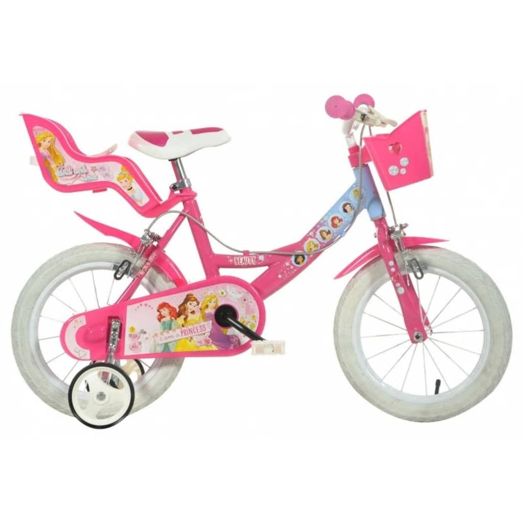 Afbeelding Dino 144R-PSS Princess 14 Inch 23 cm Meisjes Knijprem Roze door Vidaxl.nl