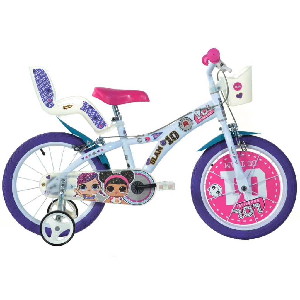 Dino Bikes Kinderfiets LOL 16" paars