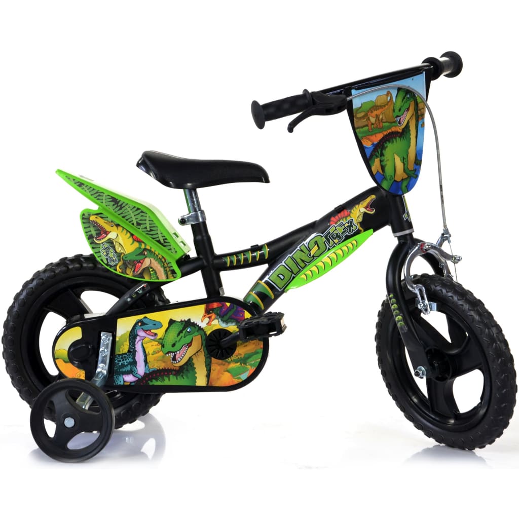 Dino Bikes Lasten polkupyörä Dinosaur vihreä 12″