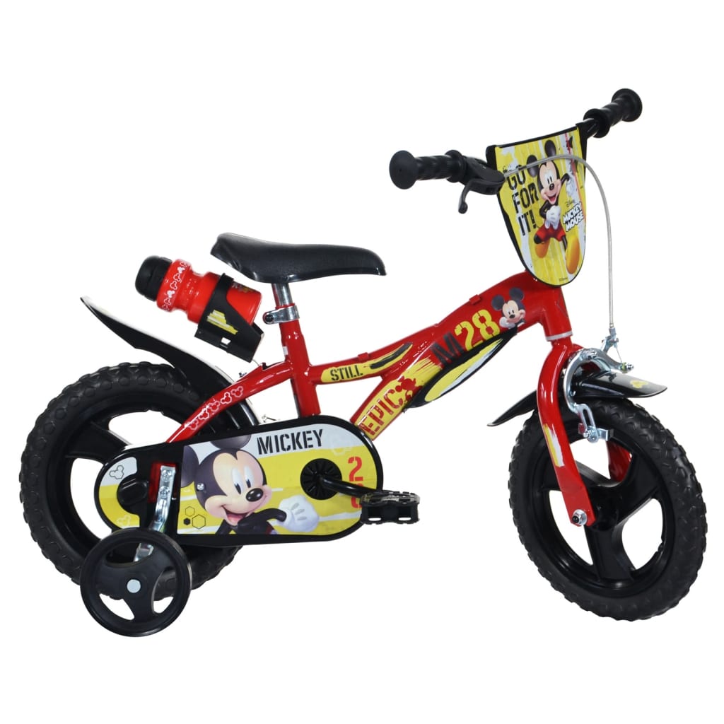 Dino Bikes Kinderfiets Mickey Mouse 12" rood