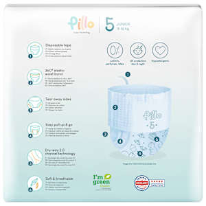 Pillo couches-culottes 112 pcs taille 5 (11-16 kg)