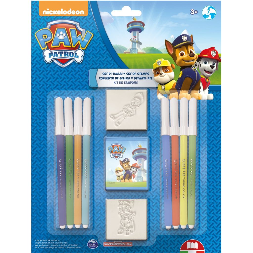 Nickelodeon stempelset Paw Patrol 11-delig