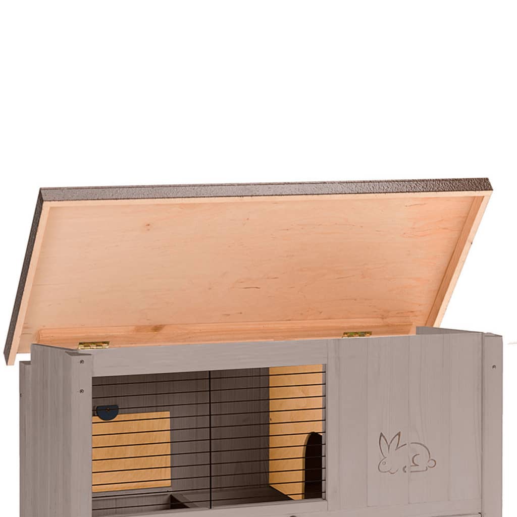 

Ferplast Konijnenhok Ranch 100 Basic 92x47x81 cm grijs 57090001